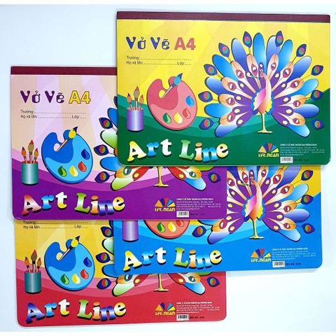 Vở vẽ A4 dán gáy 20 tờ - TN204