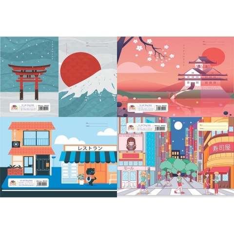 Vở viết Tiếng Nhật ( Có thể viết tiếng Trung) 80 Trang - TN222