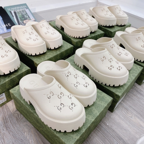 sục gucci trắng kem