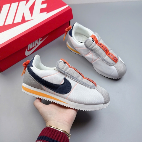 nike cortez trắng cam