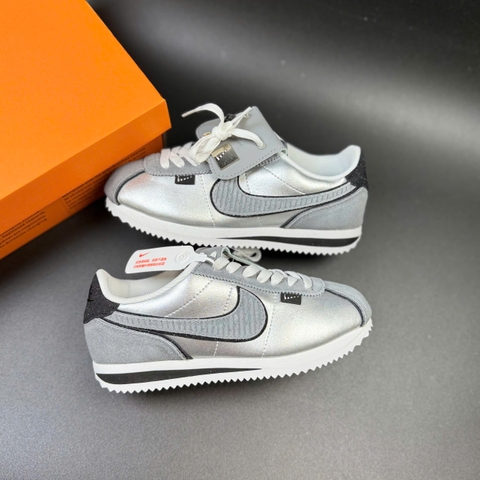 nike cortez xám bạc