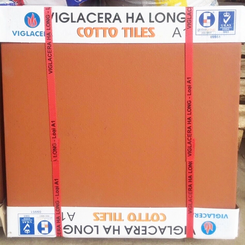 Gạch lát Cotto không tráng men Viglacera Hạ Long