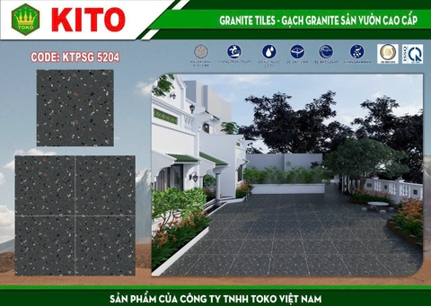 Gạch lát sân vườn Kito 50x50 KTPSG 5204