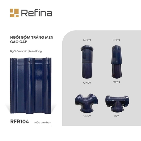 Ngói sóng tráng men Refina CMC RFR104
