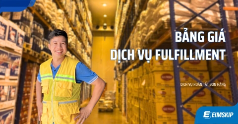 Bảng Giá Dịch Vụ Fulfillment, Dịch Vụ Hoàn Tất Đơn Hàng