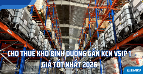 Cho thuê kho Bình Dương gần KCN VSIP 1