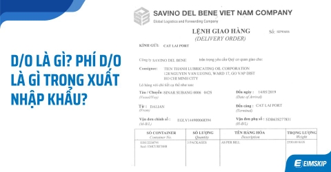 D/O là gì trong xuất nhập khẩu?