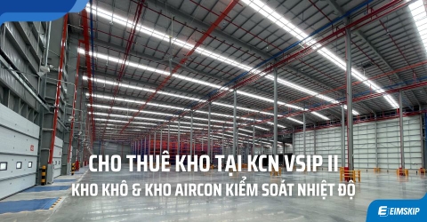 Cho Thuê Kho Tại KCN VSIP II – Kho Khô & Kho Aircon Kiểm Soát Nhiệt Độ