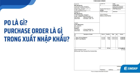 PO là gì? – Giải nghĩa Purchase Order trong ty le keo nha cai nhập khẩu