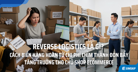 Reverse Logistics Là Gì? Cách biến hàng hoàn từ chi phí chìm thành đòn bẩy tăng trưởng cho chủ Shop eCommerce