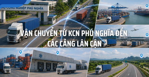 Vận Chuyển Từ KCN Phú Nghĩa Đi Hà Nội, Cảng Biển Và Các Trung Tâm Logistics Lân Cận 2026