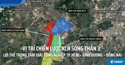 Vị Trí Chiến Lược KCN Sóng Thần 3: Lợi Thế Trong Tam Giác Công Nghiệp TP.HCM – Bình Dương – Đồng Nai