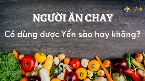 Người ăn chay có dùng được Yến sào hay không?