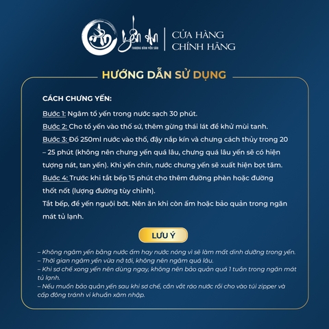 [Yến An] - Yến Tinh Chế - Sợi Ngắn Đắp Đầu Chân
