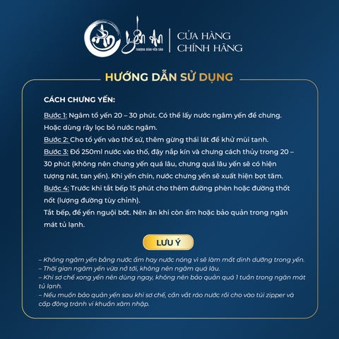 [Yến An] - Yến Tinh Chế - Rút Lông 90% Sợi