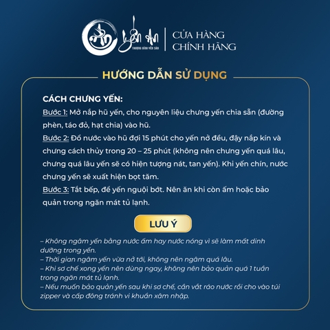 [Yến An] - Set Hũ Yến Tự Chưng