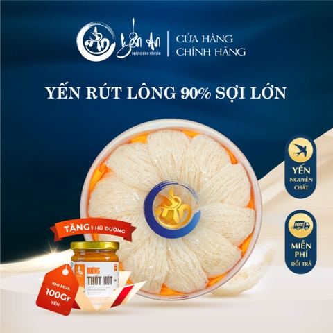 [Yến An] - Yến Rút Lông 90% Sợi Lớn