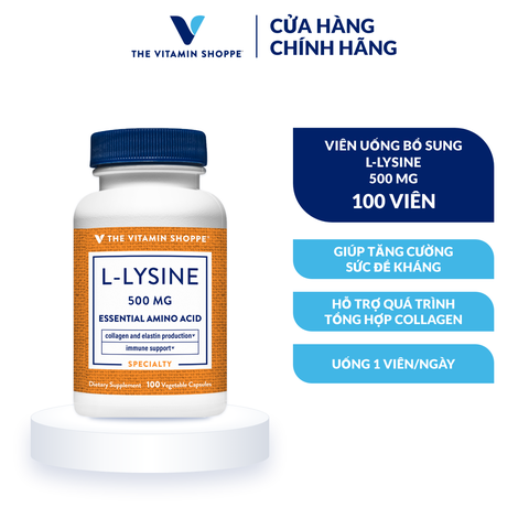 Thực phẩm bảo vệ sức khỏe L-LYSINE 500MG