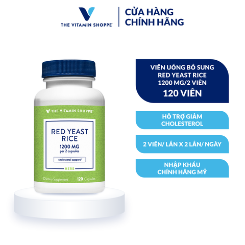Thực phẩm bảo vệ sức khỏe RED YEAST RICE 1200 MG