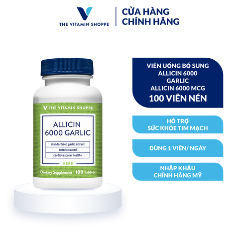 Thực phẩm bảo vệ sức khỏe ALLICIN 6000 GARLIC