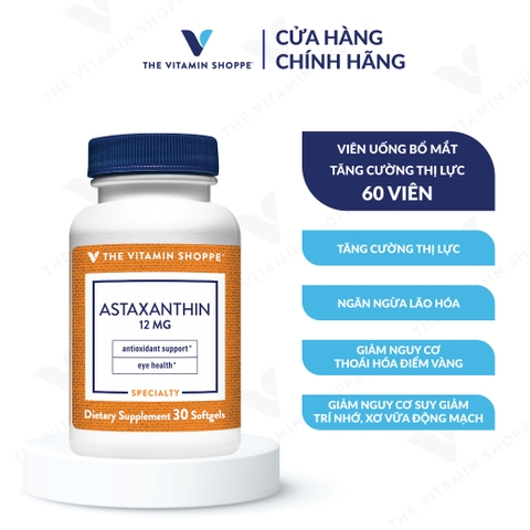 Thực phẩm bảo vệ sức khỏe ASTAXANTHIN 12 MG