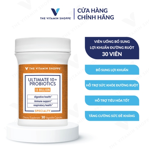 Thực phẩm bảo vệ sức khỏe ULTIMATE 10+ PROBIOTICS 13 BILLION