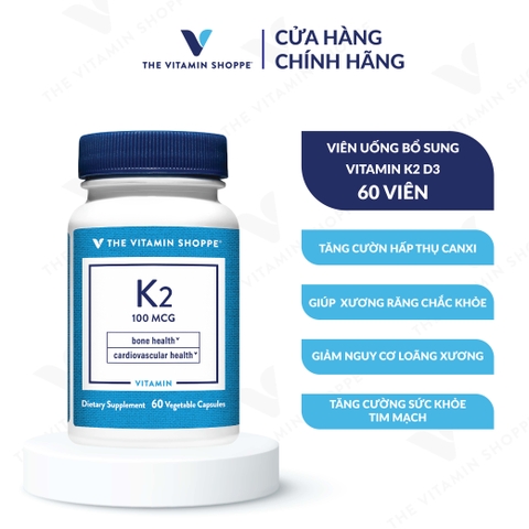 Thực phẩm bảo vệ sức khoẻ VITAMIN K2