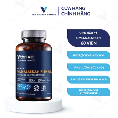 Thực phẩm bảo vệ sức khỏe PREMIUM WILD ALASKAN FISH OIL