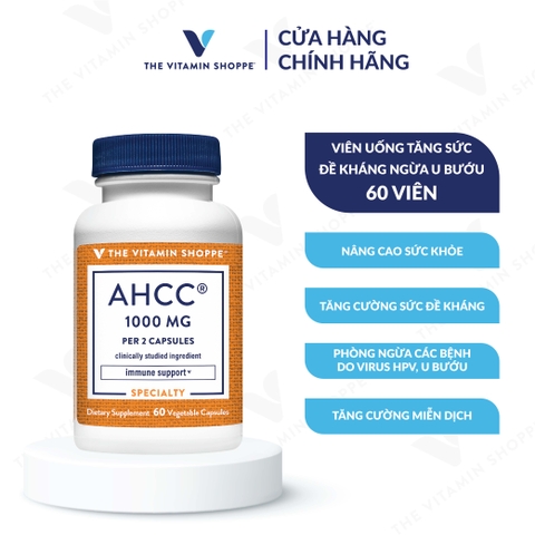 Thực phẩm bảo vệ sức khỏe AHCC 1000 MG