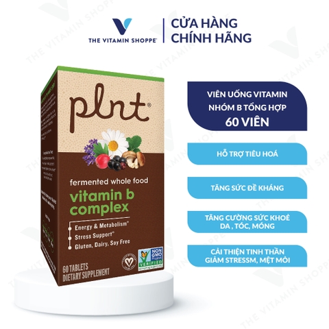 Thực phẩm bảo vệ sức khỏe WHOLE FOOD VITAMIN B COMPLEX