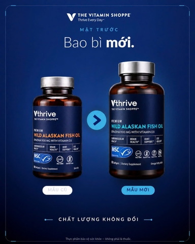 Thực phẩm bảo vệ sức khỏe PREMIUM WILD ALASKAN FISH OIL