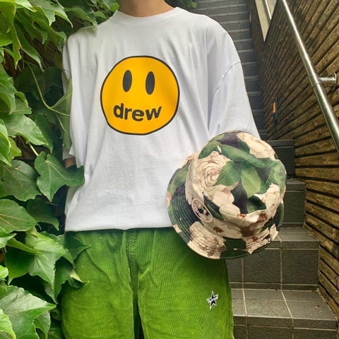 Nón Drew House Iceberg Roses Velvet Bucket Hat Best Quality