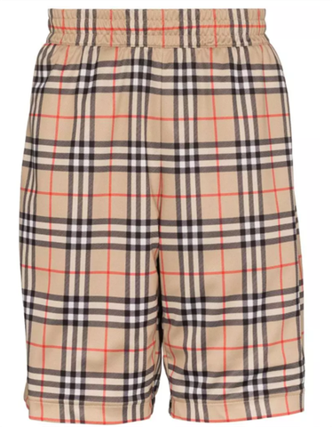 Quần Short Burberry Checked Print (Check Code)