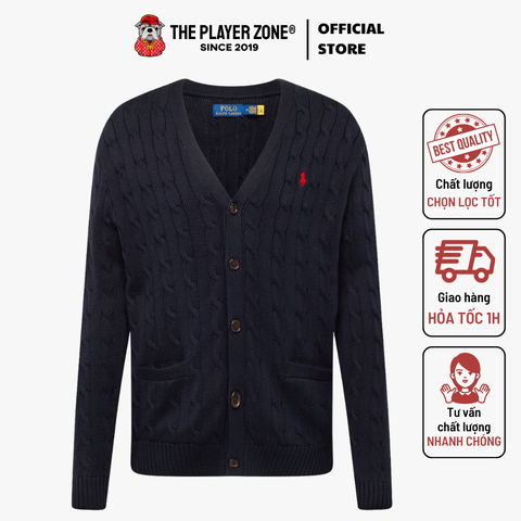 Áo Cardigan Polo Ralph Lauren Knit Cardigan - Navy
