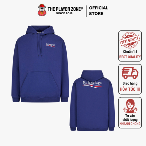 Áo Hoodie BL Political Campaign Medium Fit - Blue