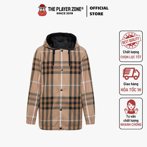 Áo Khoác Horse Reversible Checked Raincoat