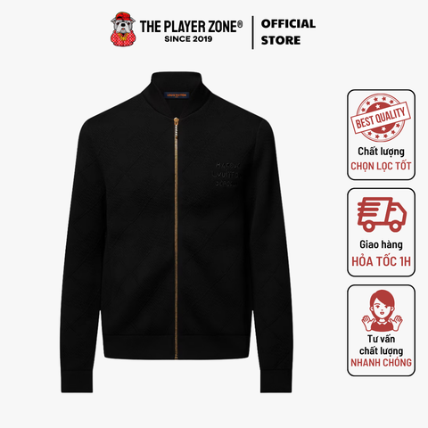 Áo Khoác Textured Knit Wool-Blend Blouson - Đen