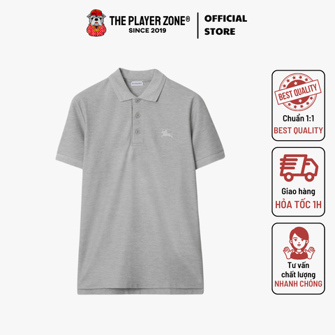 Áo Polo Burberry Cotton EKD - Xám
