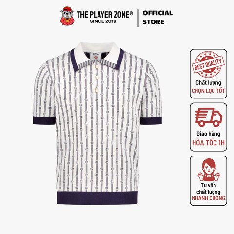 Áo Polo Casablanca Monogram Knitted