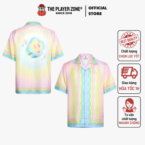 Áo sơ mi Casa Men's Love Of Short Sleeve Bowling Shirt