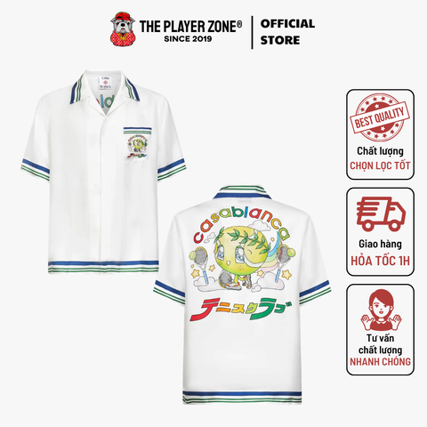 Áo Sơ Mi Casa Tennis Mascot - trắng