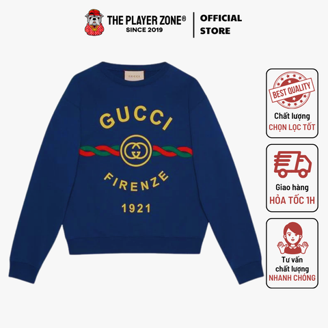 Áo Sweater Gucci Firenze 1921 sweatshirt - Navy
