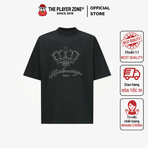 Áo Thun BL BB Motel Medium Fit In Vintage Jersey - Đen