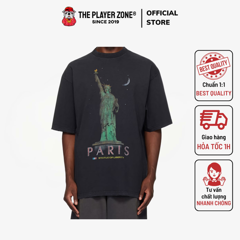 Áo Thun BL Black Paris Liberty - Đen