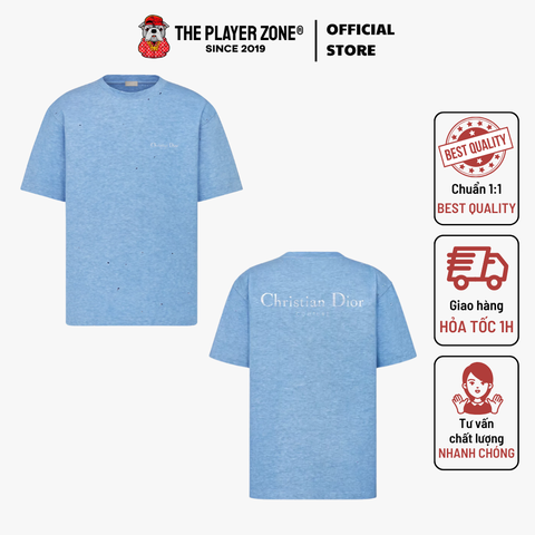 Áo Thun Christian Dior Couture T-Shirt, Relaxed Fit - Xanh