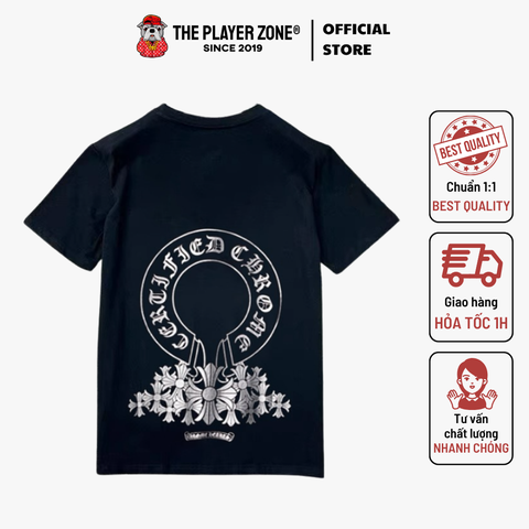 Áo Thun Chrome hearts T shirt manche courte Chrome hearts x Drake Certified Lover boy - Plug France - Đen