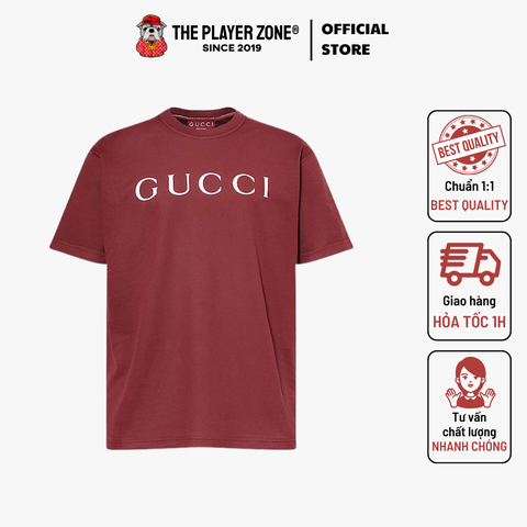 Áo thun Gucci Red Encore T-Shirt With Logo - đỏ