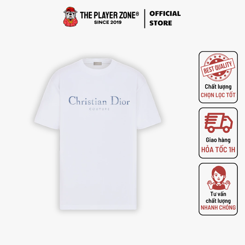 Áo Thun Dior Couture T-Shirt, Relaxed Fit - trắng