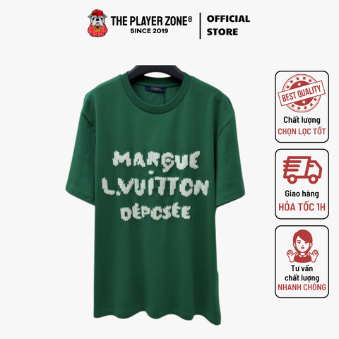 Áo Thun  Embroidered Signature - Green