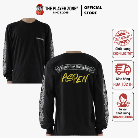 Áo Sweater Chrome Hearts Matty Boy Aspen Exclusive Long Sleeve - Đen